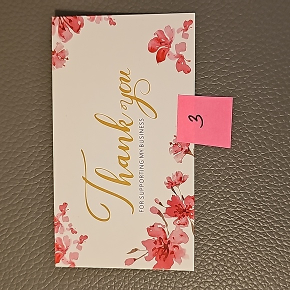 🔥 'Thank You' Business Cards (50 count] - Picture 4 of 5